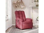 Fauteuil massant inclinable Rouge bordeaux Tissu