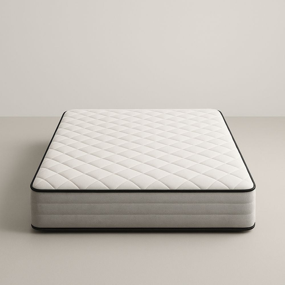 Matelas carré mousse à mémoire de forme blanc 200x200 cm