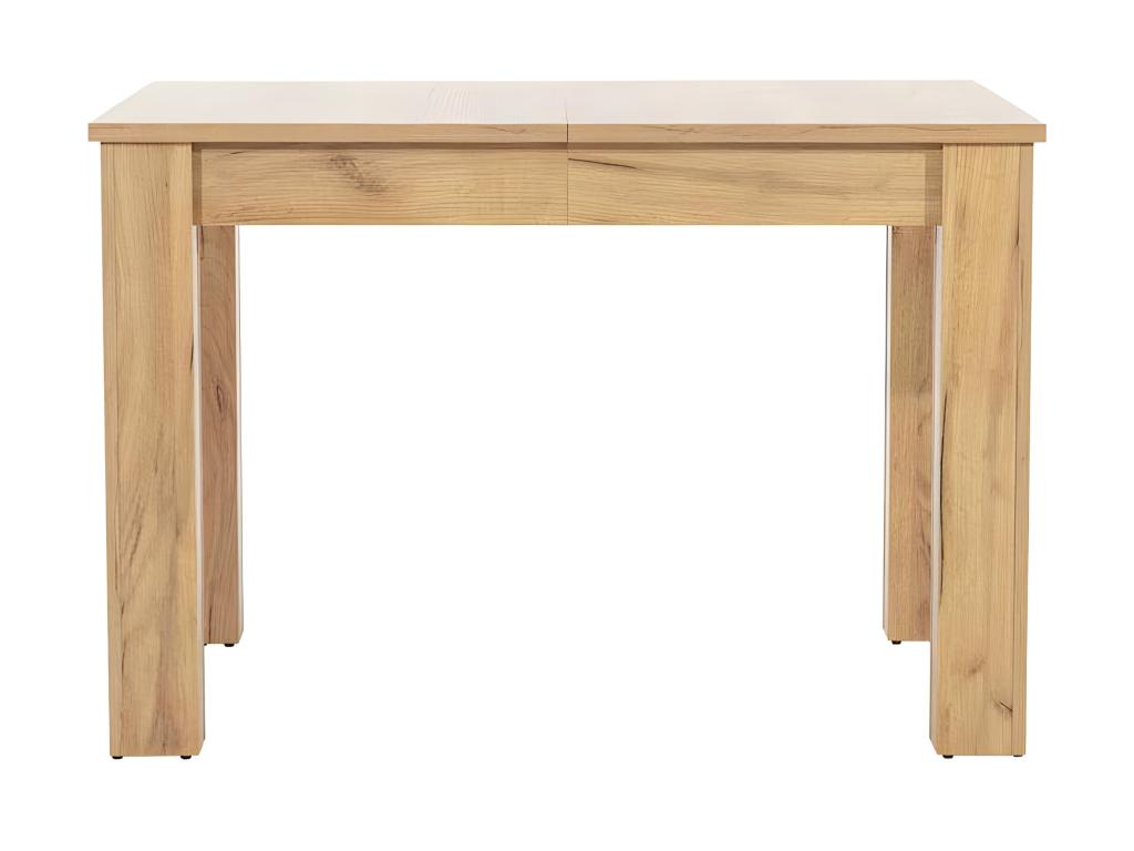 Table de repas avec allonge Chêne miel - APODIS - L 112/145/178 xl 90 x H 76 cm