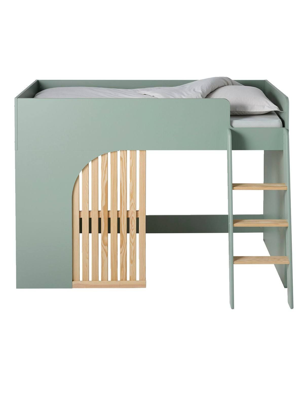 vertbaudet Lit mezzanine enfant avec rangement Playful