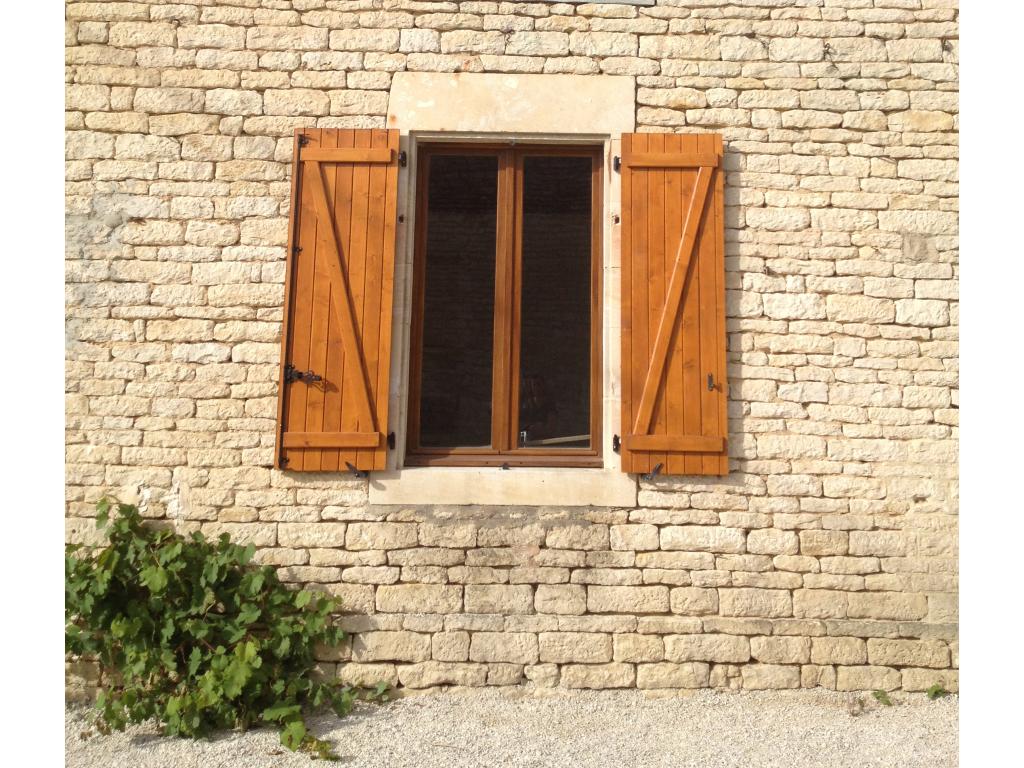 fenêtre Bois 2 Decoepure H95 X L100 Côtes Tableau + Poignée (ref 010220f9) Decoepure