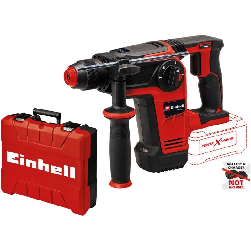 Einhell Professional Marteau Perforateur sans fil TP-HD 18/26 Li BL-Solo Power X-Change (18 V, moteur brushless, 2,6 J, SDS-Plus, mécanisme de frappe pneumatique) Livré sans Batterie ni Chargeur