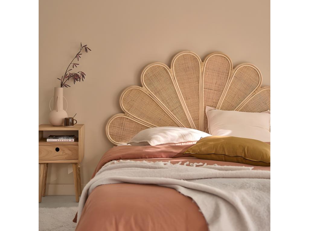 Tête de lit en rotin et cannage 160 cm