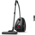 Rowenta Green Force Max Silence Aspirateur avec sac, 900 W max, Haute filtration, Silencieux, Eco-responsable, Fabriqué en France, Noir/Alu RO6136EA