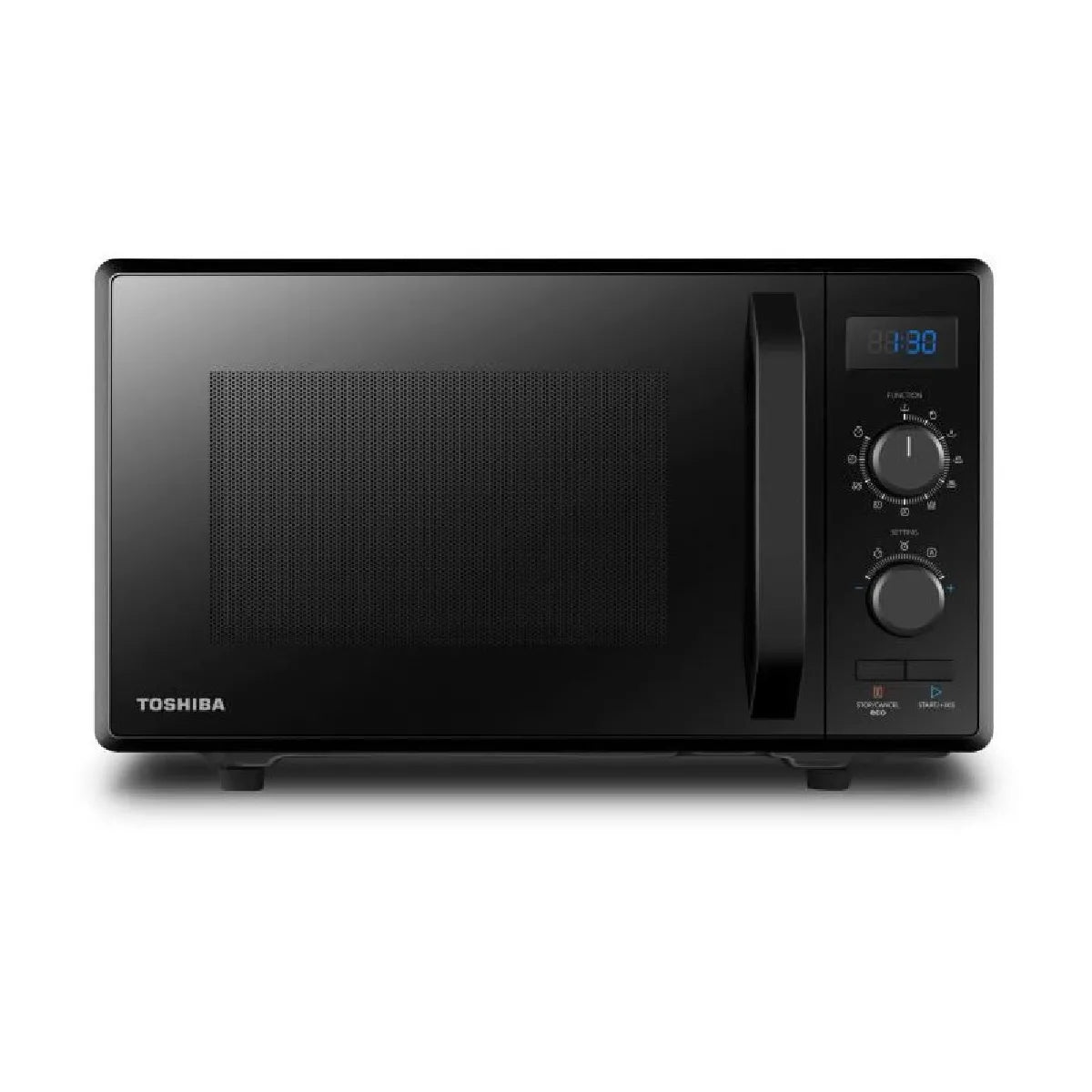 Micro-ondes grill pose libre - TOSHIBA - MW2-AG23P(BK) - Noir - 23 L - 900 W - Grill 1050 W - Numérique