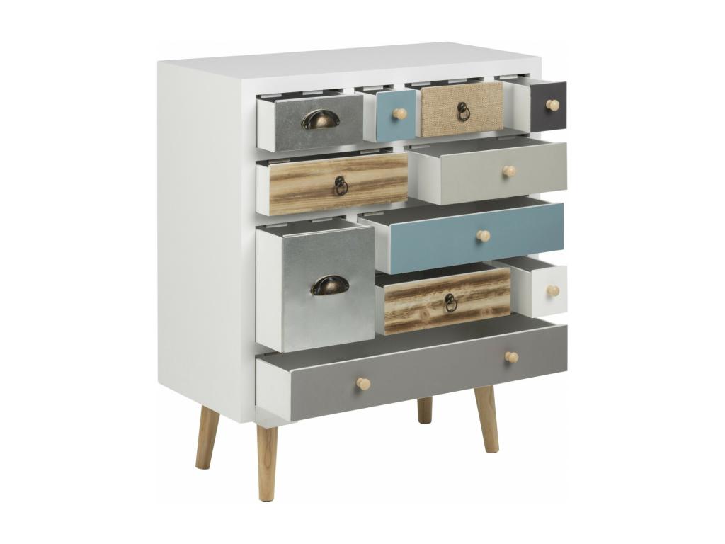 Decoepure moderne en bois 11 tiroirs L70 - Decoepure