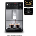 MELITTA F230-101 - Machine à café Purista - Expresso Automatique avec broyeur à grains - 1450W - Réservoir d'eau 1,2L - Argent