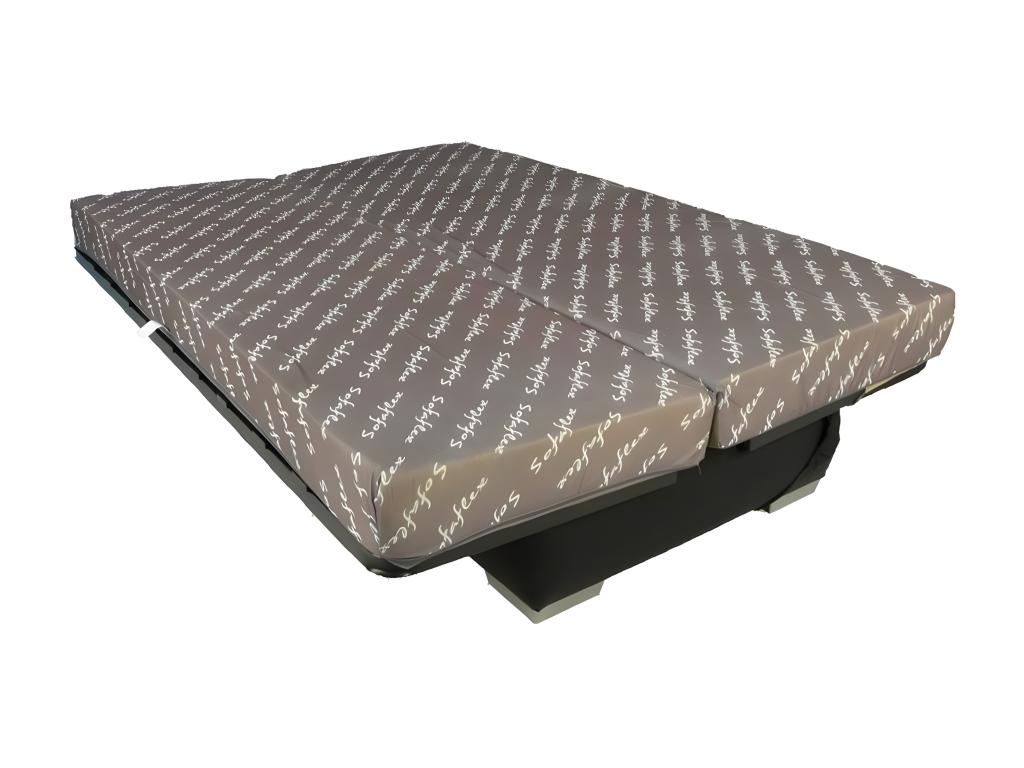 Clic Clac 130x190 matelas Sofaflex 11cm Decovivante 193cm-Couleur Gris clair