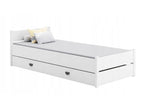 Lit simple avec matelas et tiroir 200*90