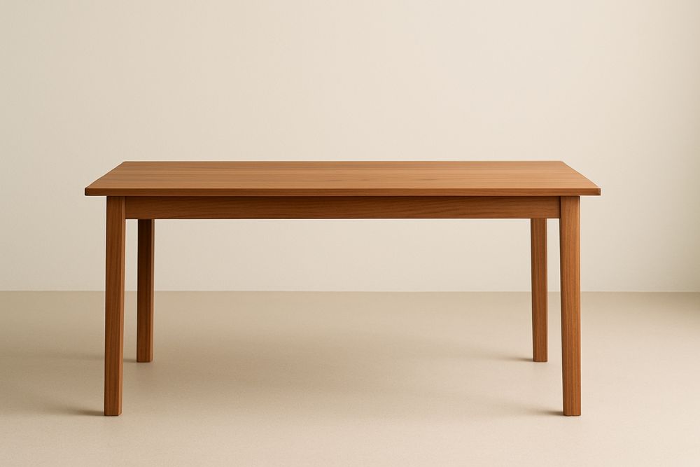 Table à manger rectangulaire en bois Marron 180x90x75 cm(L×l×H)