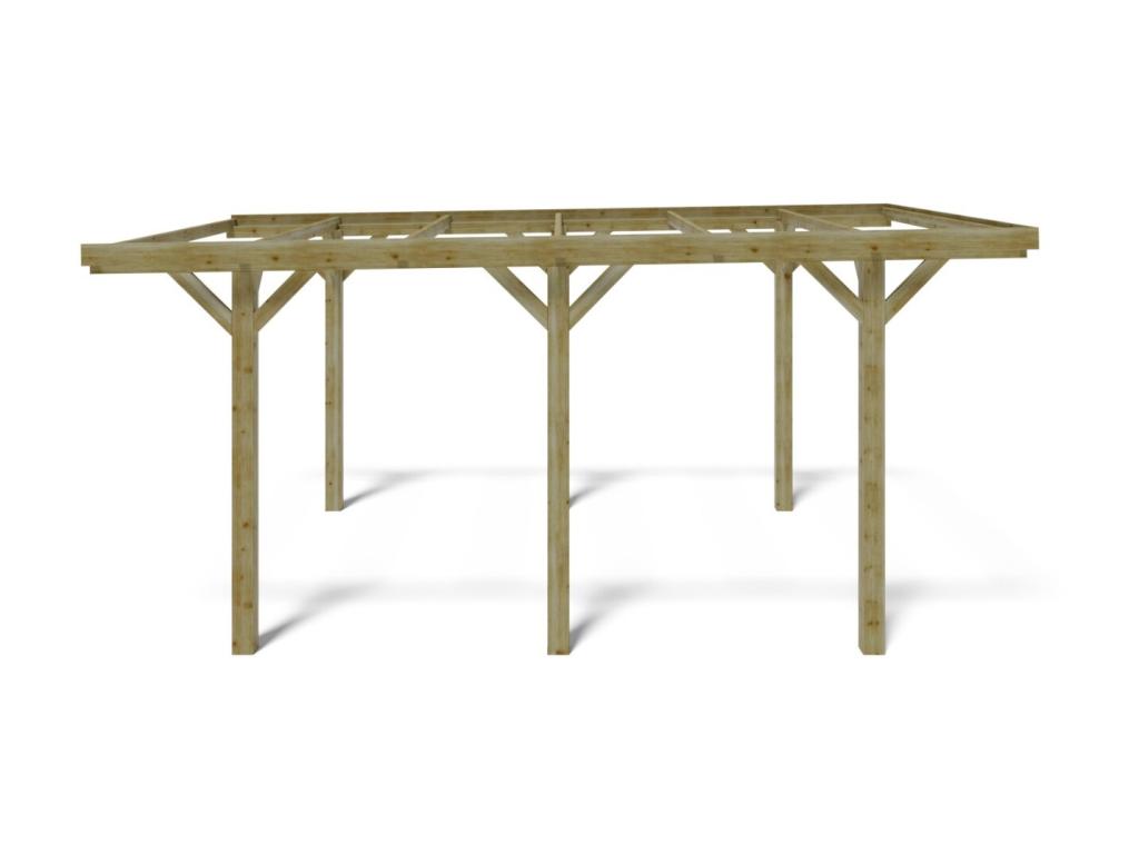 Abri de voiture, abri de voiture 3,04*5,12 m - 15,56 m2 - CAR10 - Habitatdoux