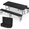 Ensemble Table et Bancs Iztoss 185 cm pliable HDpe 8 places
