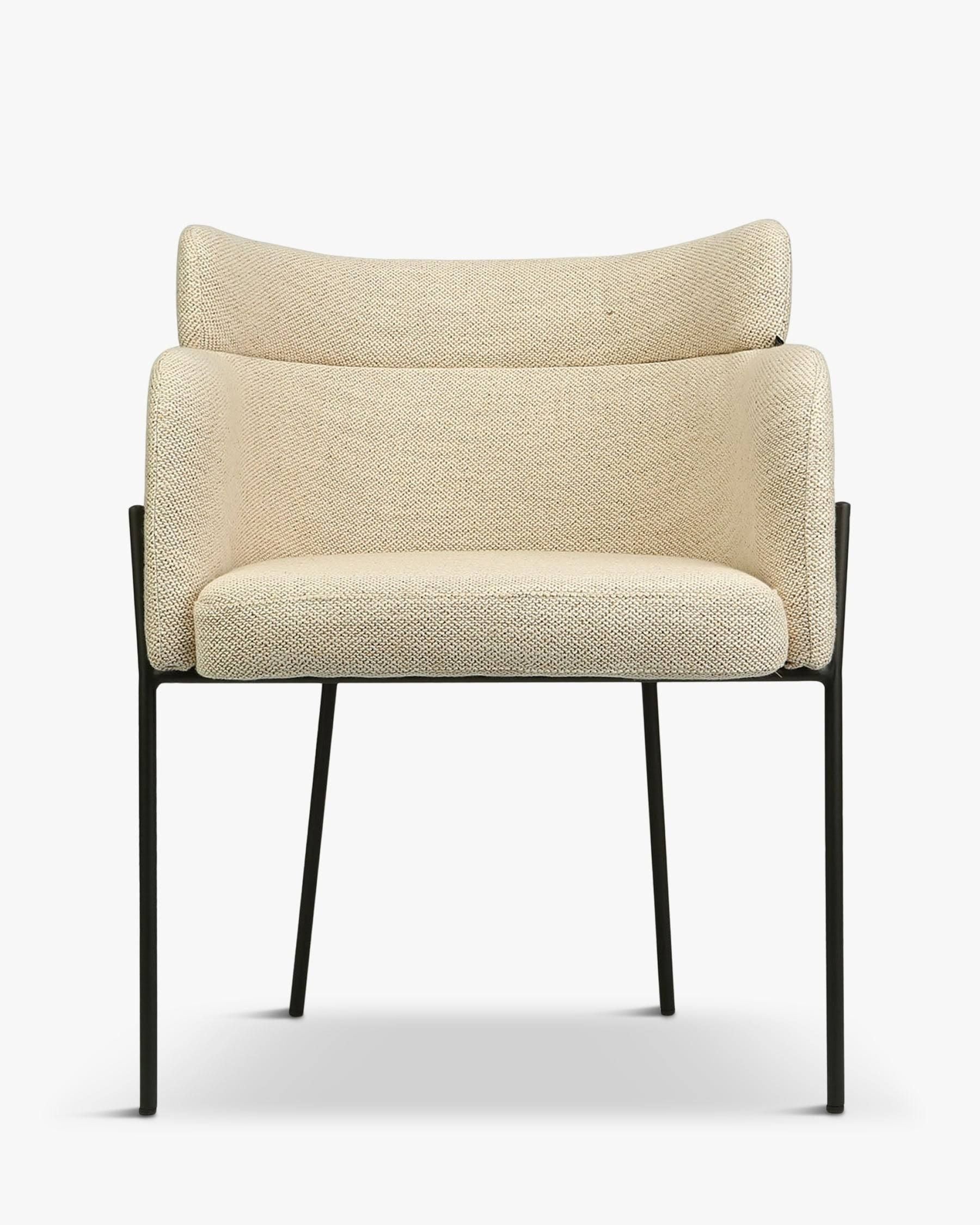 Chaise de salle à manger NV Gallery à dossier incurvé superposé