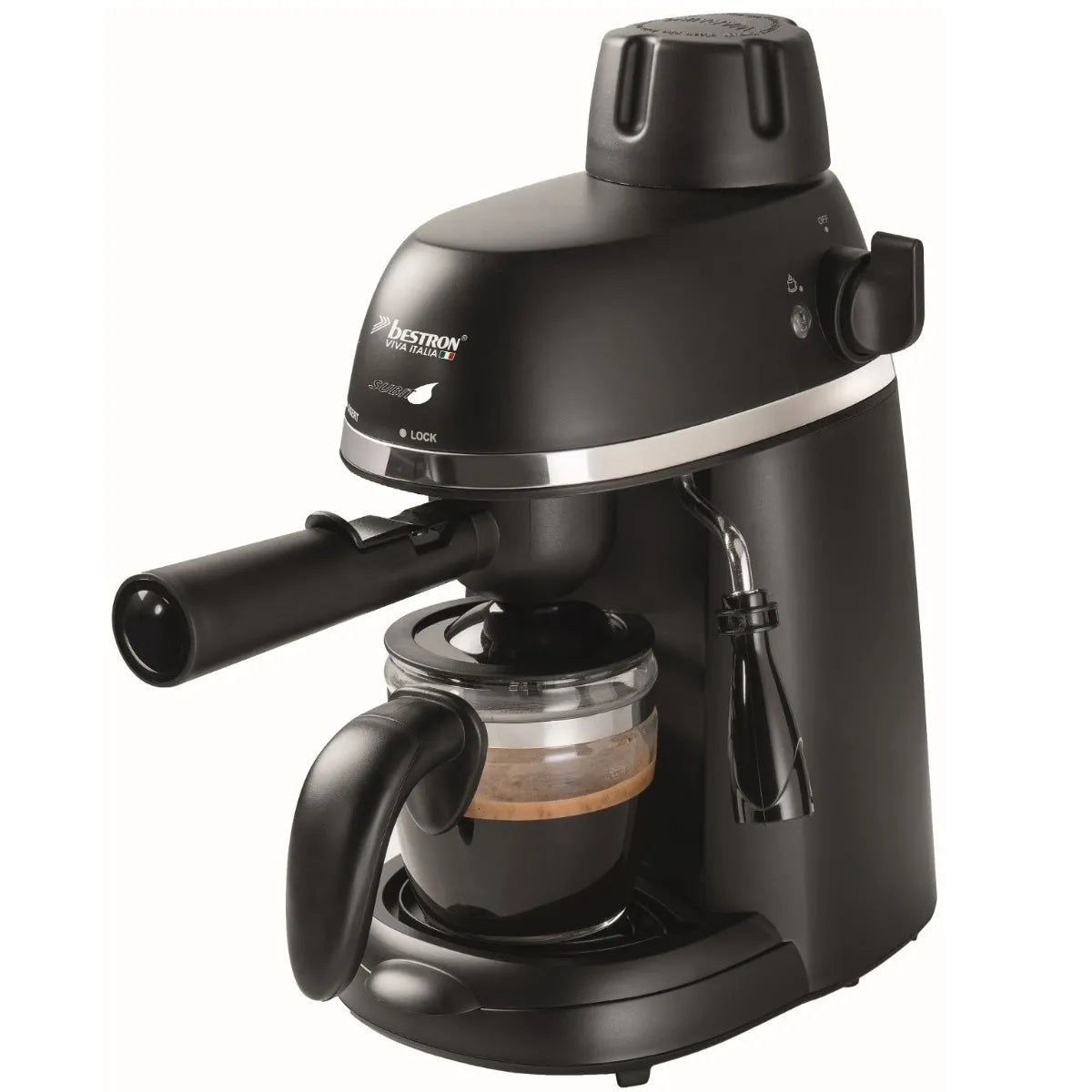 Machine à expresso 3,5 barres noir - AES800 - BESTRON