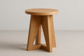 Tabouret en bois rond