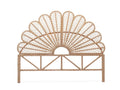 Tête de lit en rotin naturel L 140 x P6 x H115cm