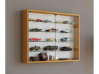 Decovivante bois verre vitrine murale vitrine collectionneur déco vitrine Mandosa L (hêtre)