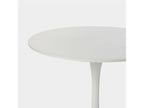 Table fixe en bois blanc 80x73 cm-Cory