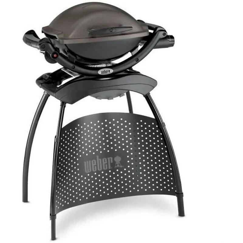 Barbecue à gaz WEBER Q 1000 sur pied - Noir 