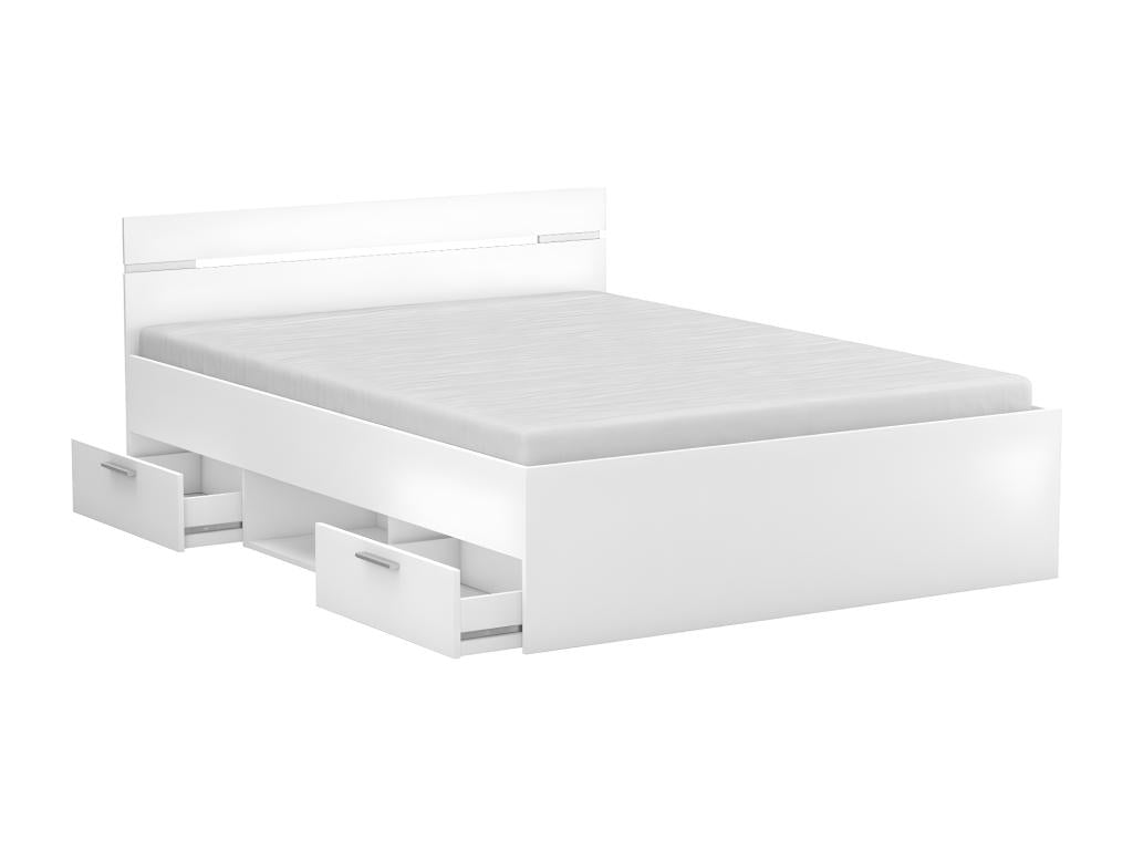Lit 2 Tiroirs 1 Niche - 140x190 cm - Parfaitlogis