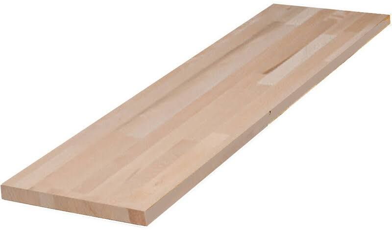 forestea Plan de travail hêtre massif lamellé collé abouté 650 X