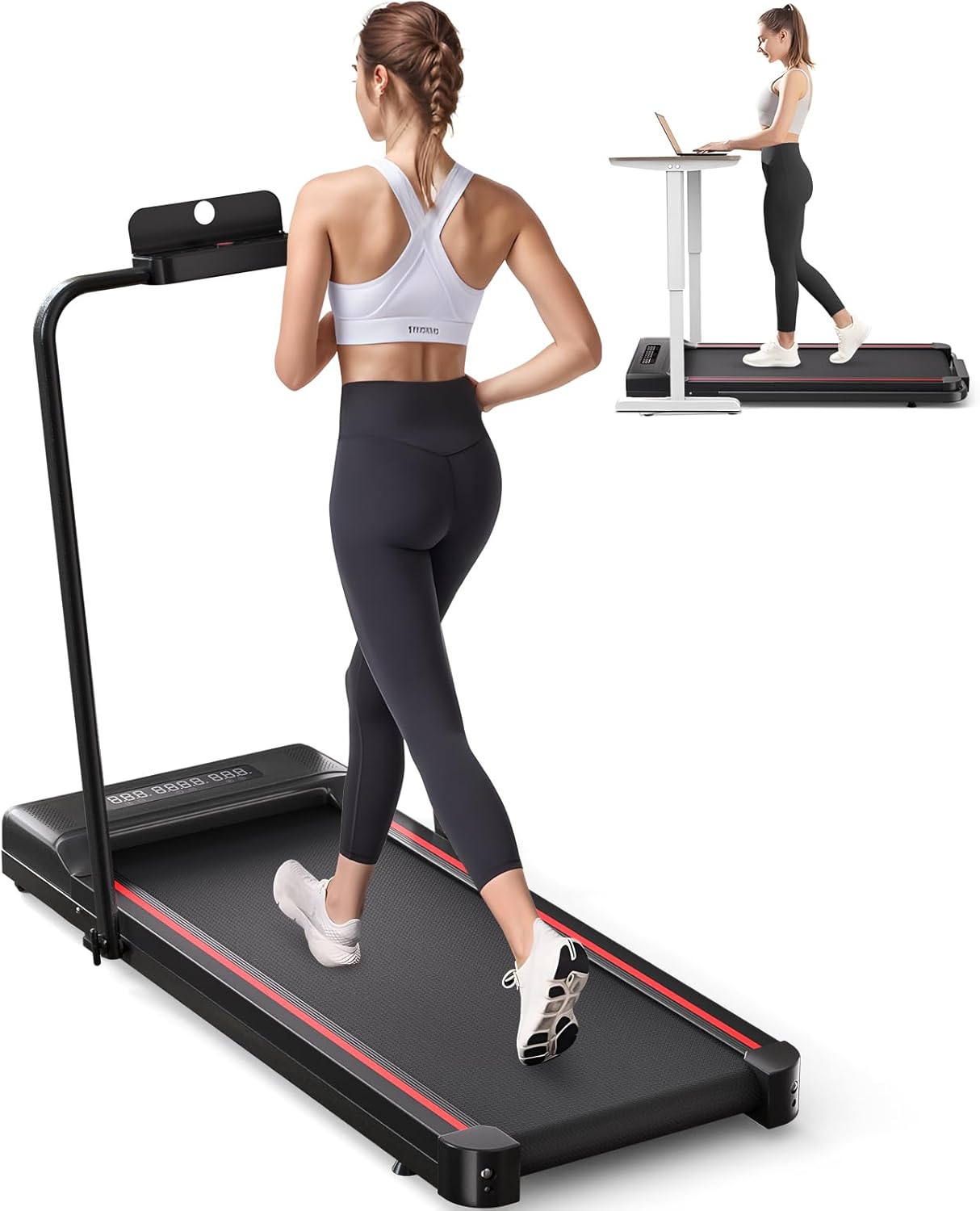 Sperax Tapis de Marche, Tapis de Course, Walking Pad Silencieux Exercice à Domicile et au Bureau