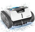 WYBOT Robot de Piscine sans Fil - Autonomie de 120 Min, Nettoyage Intelligent des Fonds, Murs et Lignes d'eau avec Planification de Trajet, pour Piscines Hors-Sol et Enterrées jusqu'à 120㎡