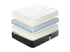 Matelas 160*200 cm, Sérénité, Ressorts Ensachés, Soutien très ferme + 2 Oreillers