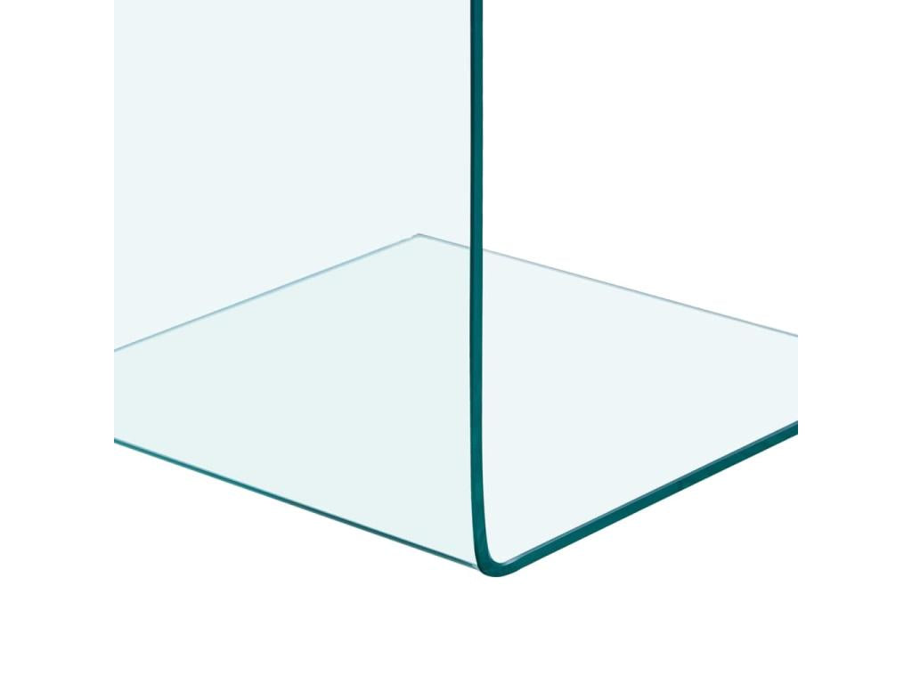 Table d'appoint 40*40*60 cm Verre trempé