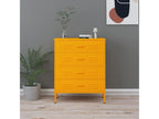 Commode Jaune moutarde 80x35x101.5 Acier