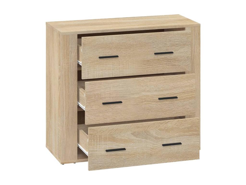Buffet Chêne Mobiliercosy 80*33*70 cm Bois d'ingénierie