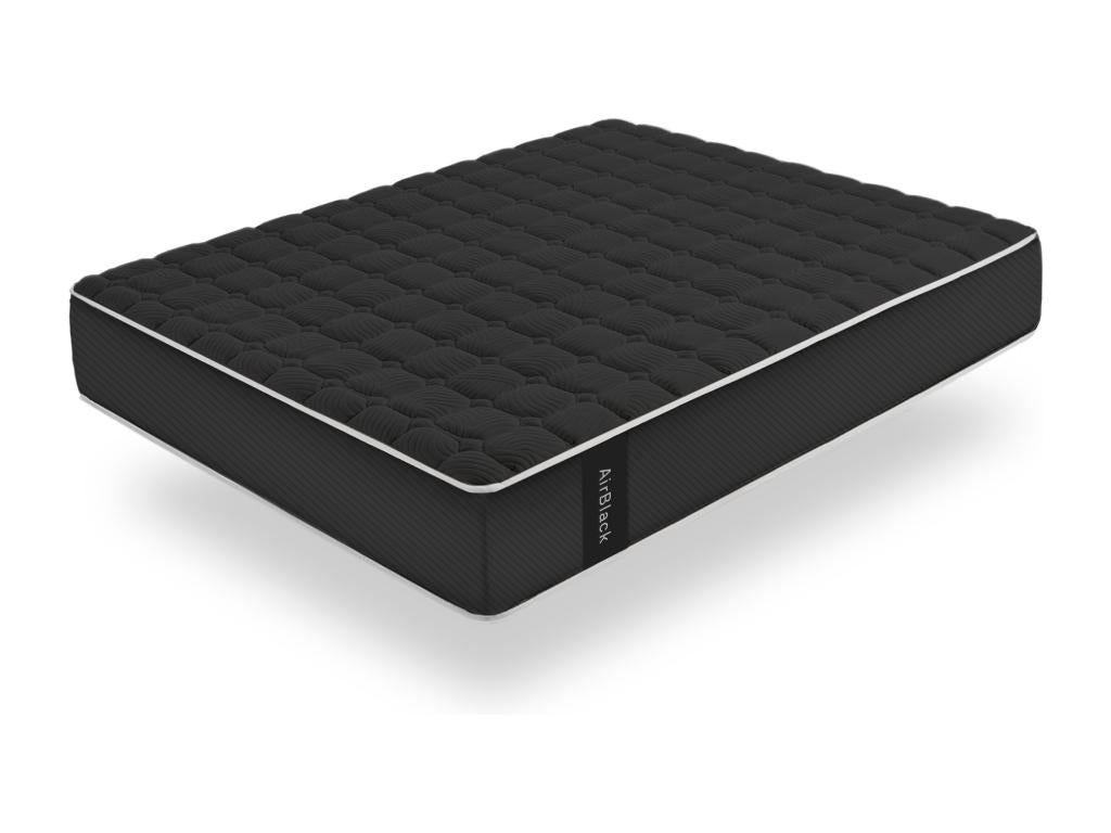 Matelas Mousse à mémoire de forme Air Noir, 27 cm - Decoepure