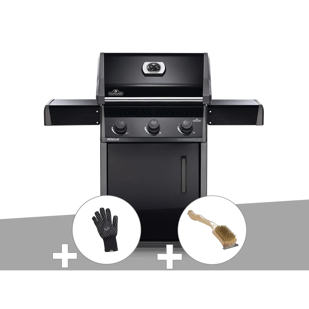 Barbecue à gaz Rogue 425 + Gant résistant à la chaleur + Brosse à grill / Napoléon